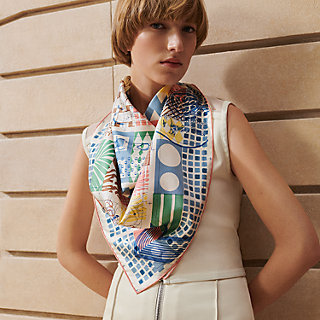 Twilly au Bloc Liste Vernie scarf 90 | Hermès Mainland China